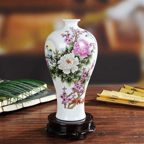 陶瓷花瓶 拈花指抓龜